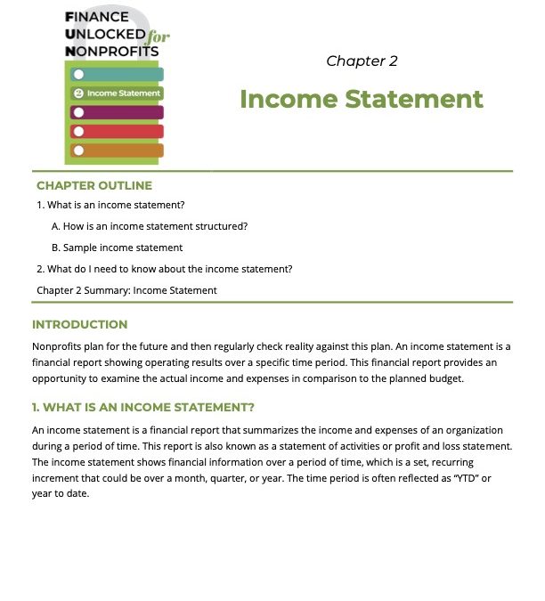 Chapter 2 Income Statement Thumbnail