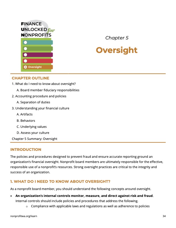 Chapter 5 Oversight Thumbnail