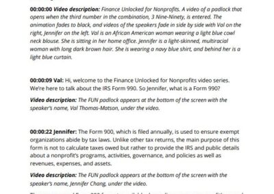 Chapter: 990 – Video Transcript