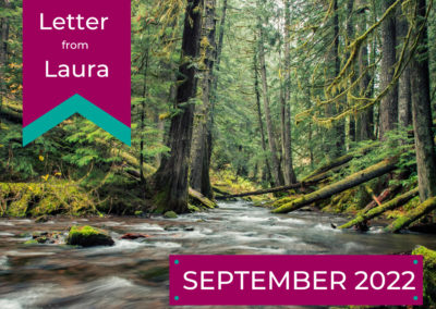 Letter from Laura – September 2022