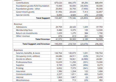 Sample Income Statement