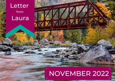 Letter from Laura – November 2022