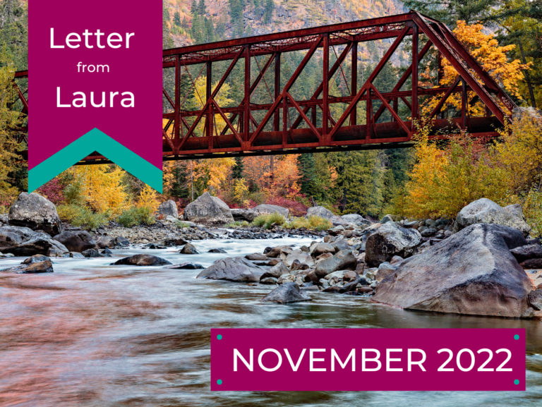 Letter from Laura – November 2022