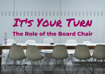 The Role of the Board Chair