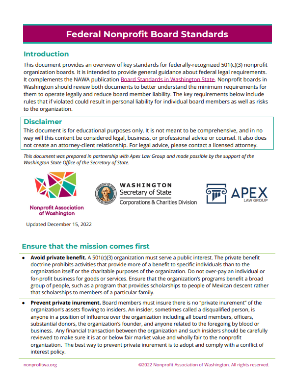 Federal Board Standards