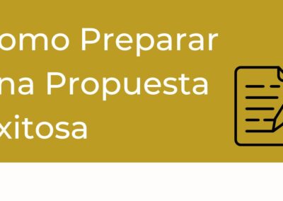 Como Preparar una Propuesta Éxitosa