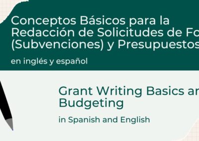 SEATTLE: Bilingual Grant Writing Basics and Budgeting