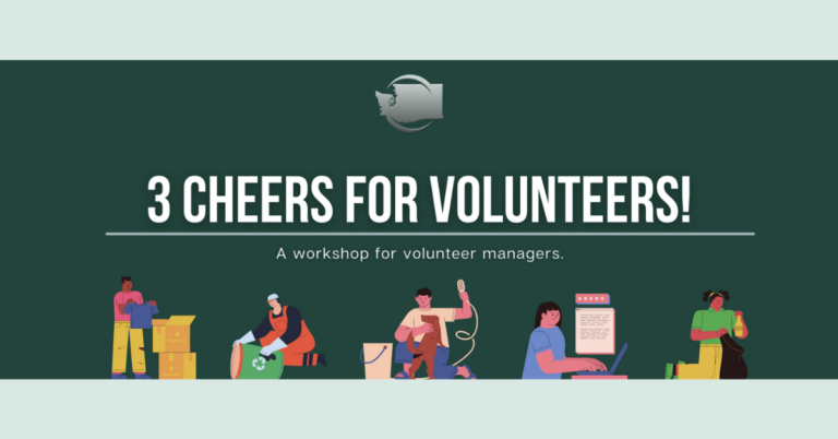 3 Cheers for Volunteers