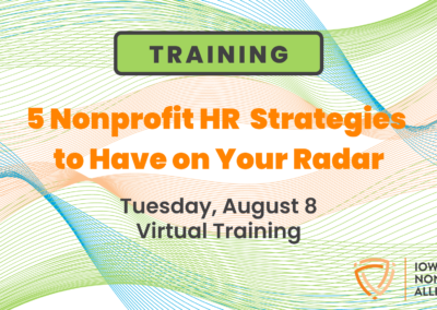 ONLINE: 5 Nonprofit HR Strategies to Have on Your Radar
