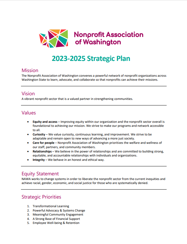 2023-2025 Strategic Plan