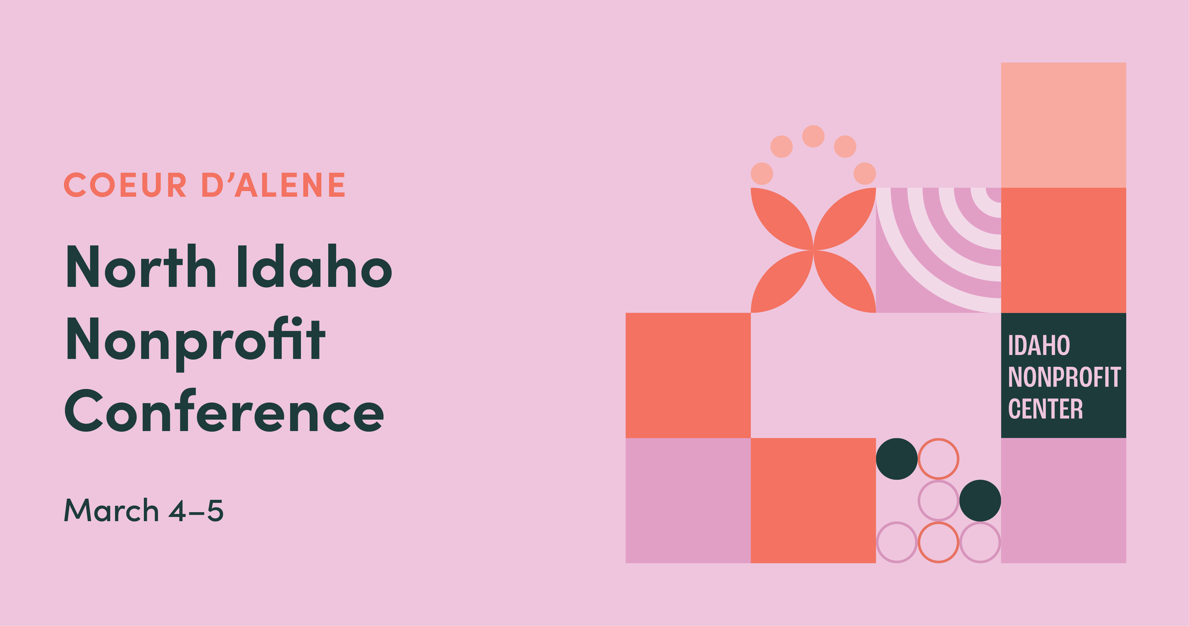 Coeur d' Alene North Idaho Nonprofit Conference, March 4-5