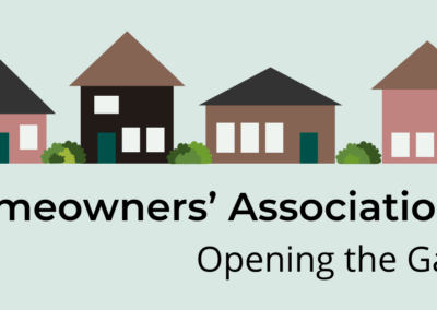 ONLINE: Homeowners’ Associations – Opening the Gates