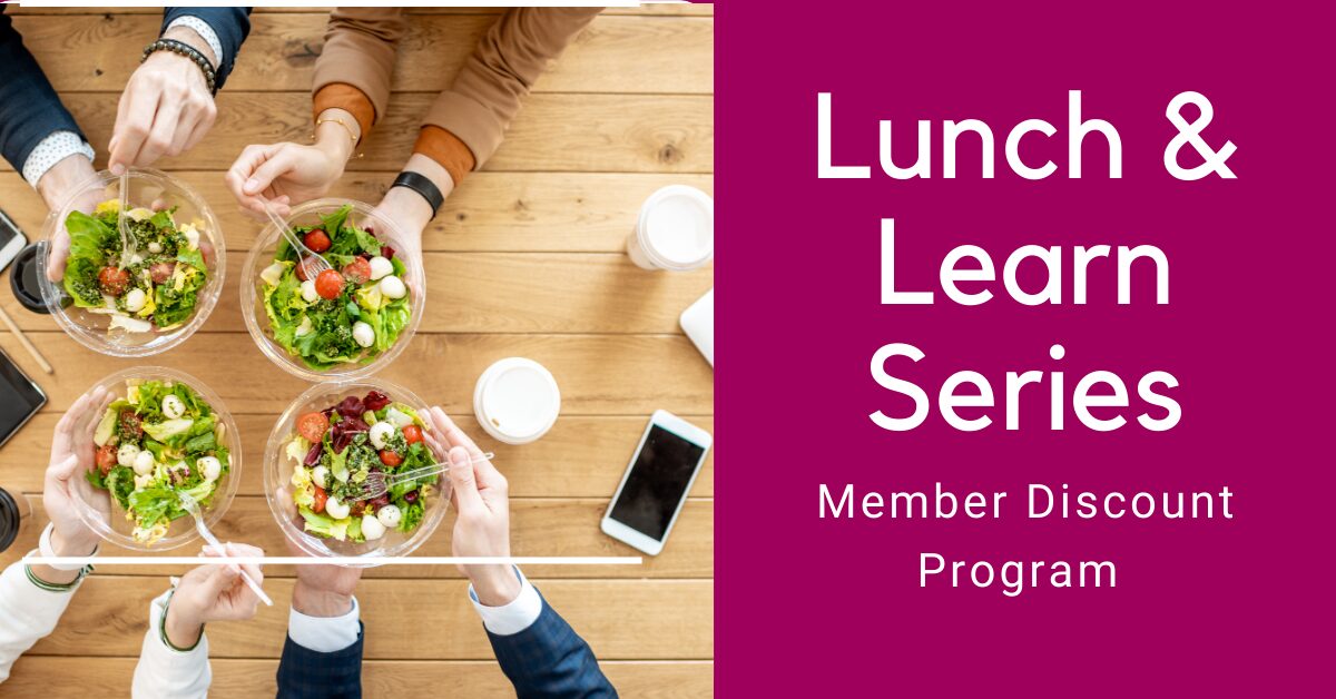 lunch and learn with food and phones