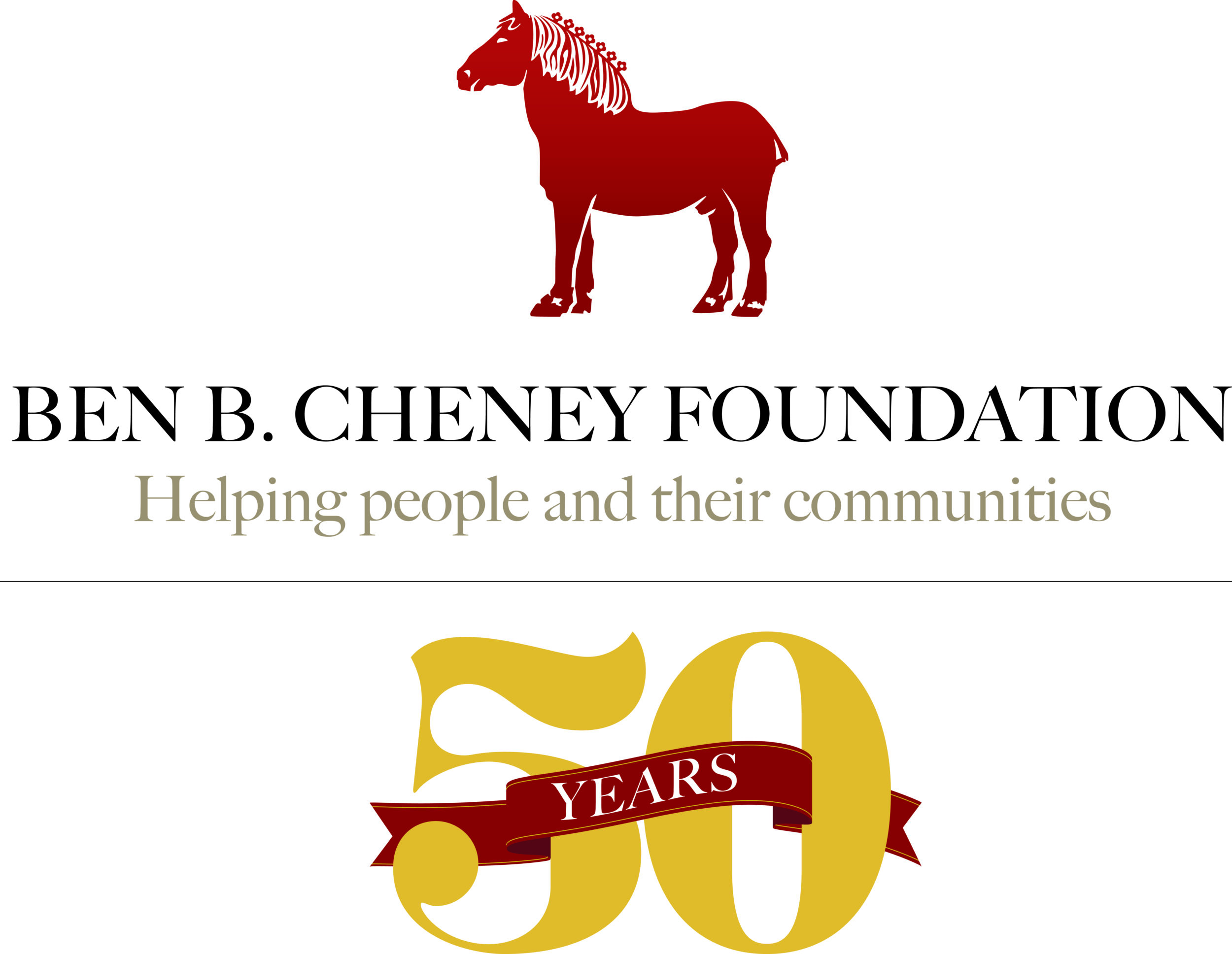 Ben B Cheney Foundation. Helping people and their communities. 50 years.
